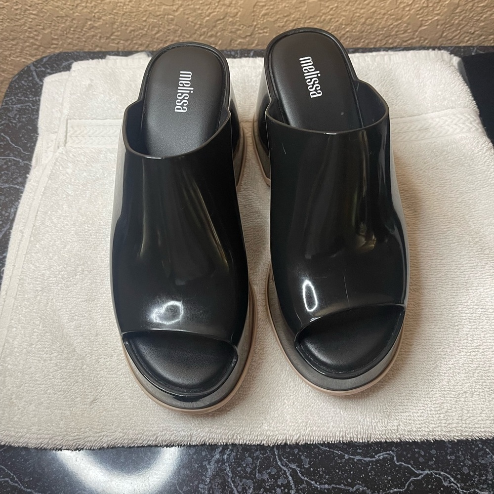 Melissa Black Women's Mules